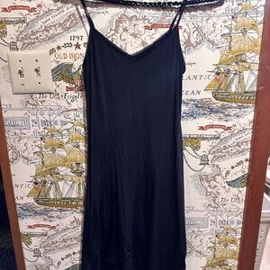 Calvin Klein Black Slip Chemise